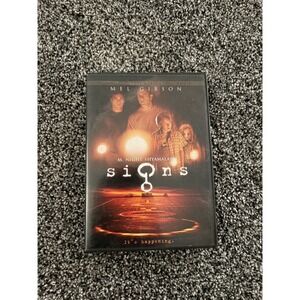 Signs (DVD, 2002) with Case and Inserts Tested Mel Gibson, M Night Shyamalan